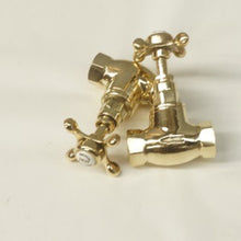 Load image into Gallery viewer, Solid Brass Stop Taps TZ 15mm and 20mm
