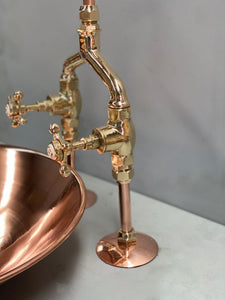 Alpha Y mixer Taps - Throught the wall or out of bench