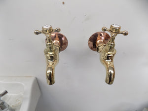 Sink and Bath Bib taps - out of the wall