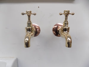 Sink and Bath Bib taps - out of the wall