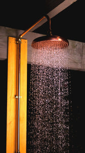 Allegro Exposed Pipe Shower - ideal for indoor or outdoor use
