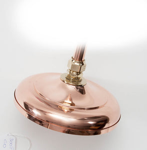 Copper Rainmaker Shower Rose with bent pipe